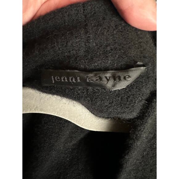 Jenni Kayne Black Sweater Coat Wool Open Cardigan Size XS - Picture 7 of 7